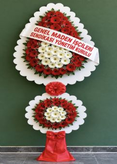 İkili kırmızı beyaz sepet 